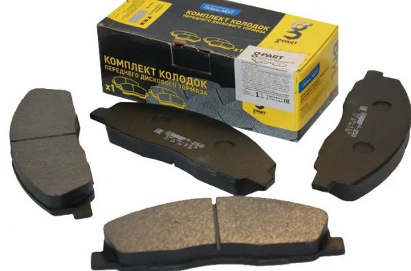 Колодки торм. перед. ГАЗель NEXT (к-т 4 шт) (ООО "Цитрон"  G-Part) /A21R23-3501800-01/