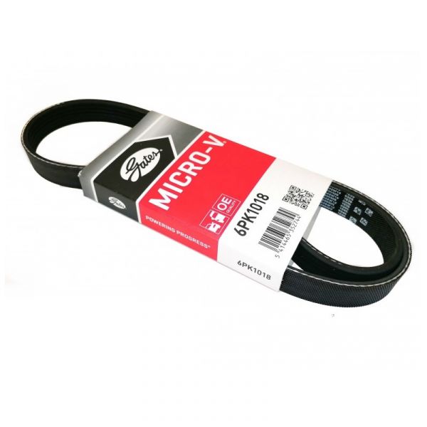 Ремень 1018 (6PK) генератора ГАЗ-33081,3309, ГАЗон NEXT дв. ЯМЗ-5344 (GATES) /6PK1018/
