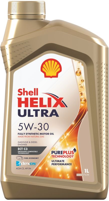 Масло моторное "SHELL" Helix Ultra ECT С3 5W30 (1 л) синт.