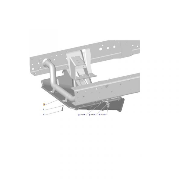 Защита двигателя ГАЗель NEXT (ОАО "Сосновскагропромтехника" ГАЗ Оригинал) /А21R23-2802022/
