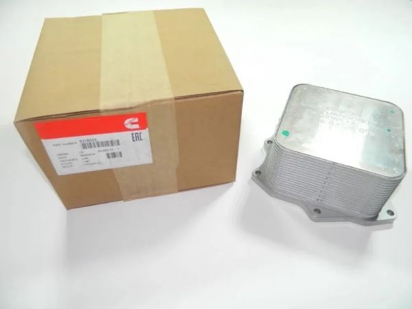 Теплообменник (масл. охладитель) дв. Cummins ISF 2.8L (Cummins ГАЗ Оригинал) /.5318533F/