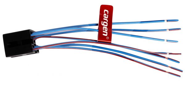 Колодка к кнопочным выкл ВАЗ-2115,2123,1119,2170,2190 с проводами (Cargen) /АХ-378-2/