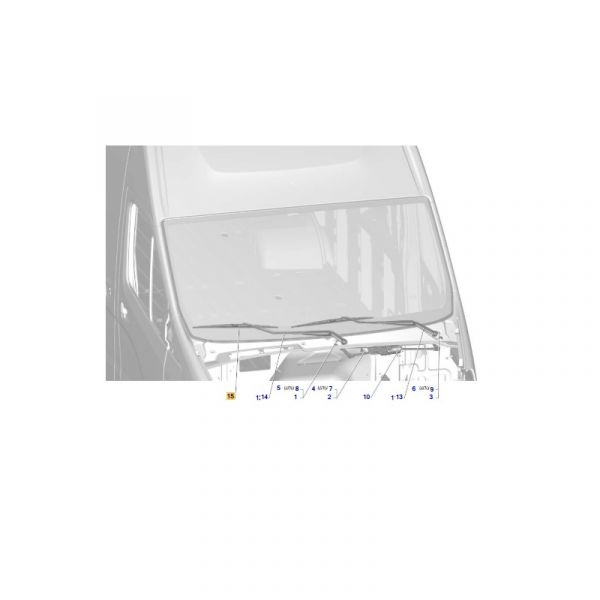 Щетка ст/очист. ГАЗель NEXT (Научно-Производственный Комплекс "Автоприбор"  ГАЗ Оригинал) /А21R23.5205900/