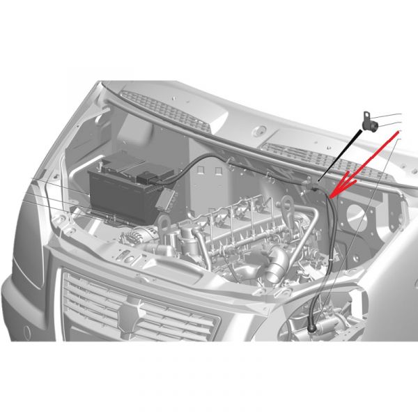 Провод (клеммы) аккумулятора ГАЗель Бизнес дв. Cummins (+) (ООО "Арзамасское ПО Автопровод") /33023.3724050-10/