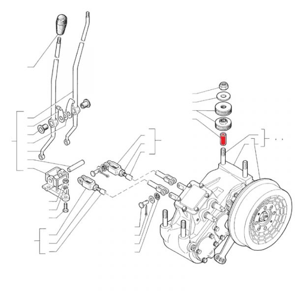 Втулка распор. разд. коробки ГАЗель-33027, Соболь-22177, ГАЗ-66 (ПАО "ГАЗ") /63-1801040/