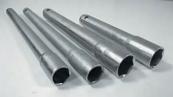 Ключ свечной трубчатый 21 мм 230 мм с резинкой (Сервис Ключ) /75365/