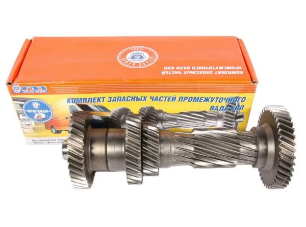 Вал промежуточный КПП ГАЗель без подшипников (ООО "НИЖЕГОРОДСКИЕ МОТОРЫ" ГАЗ Оригинал) /3302-1701310/