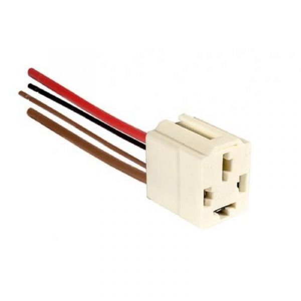 Колодка к реле стартера с проводами с 4-ми проводами ГАЗ (Транском) /025 906 231 9441/