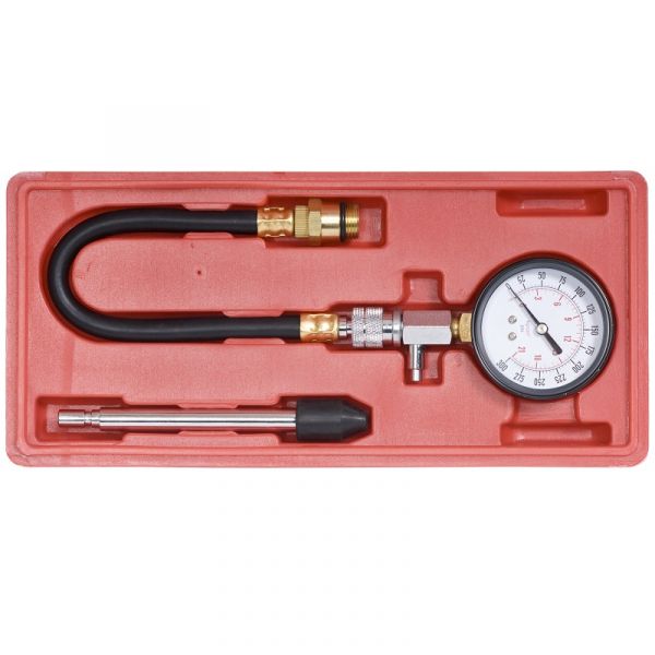 Компрессометр универсальный (бензин) (4 предмета) (АвтоDело) /40063/