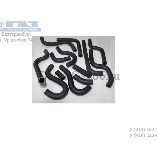 Патрубок отопителя ГАЗель дв. 405 ЕВРО-3 (с доп.отопит.) (к-т 13 шт.) (ООО "Волгопромтранс")