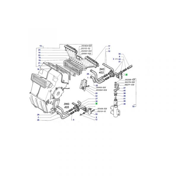 Шланг дополн.отоп. ГАЗель (корот.) (Рабэкс Трэйд ГАЗ Оригинал) /13-1303060/