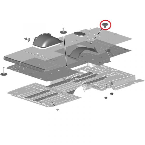 Пистон крепл. настила пола ГАЗель,Соболь (стигма-нн  ГАЗ Оригинал) /3221-5102120/
