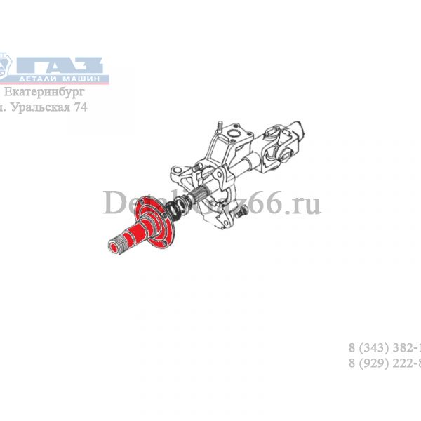 Цапфа перед. моста ГАЗель п/прив. в сб. (ПАО "ГАЗ") /33027-2304080/
