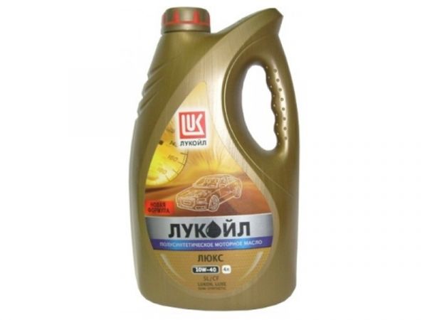 Масло моторное "Лукойл" Люкс 10W40 (4 л) п/синт. /19188/