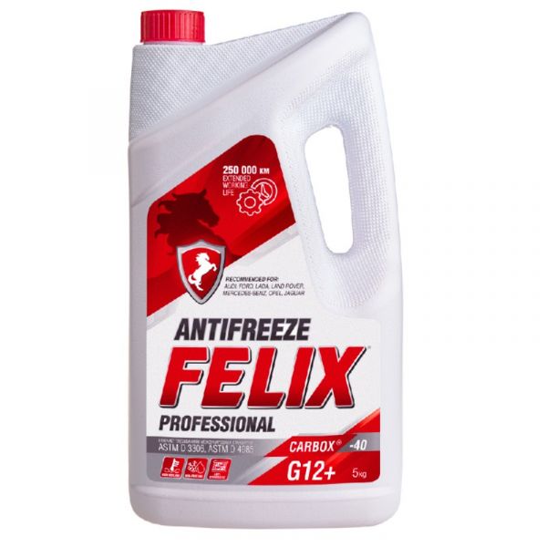 Антифриз "FELIX" Carbox G-12 5 кг (красный) /A30000040/