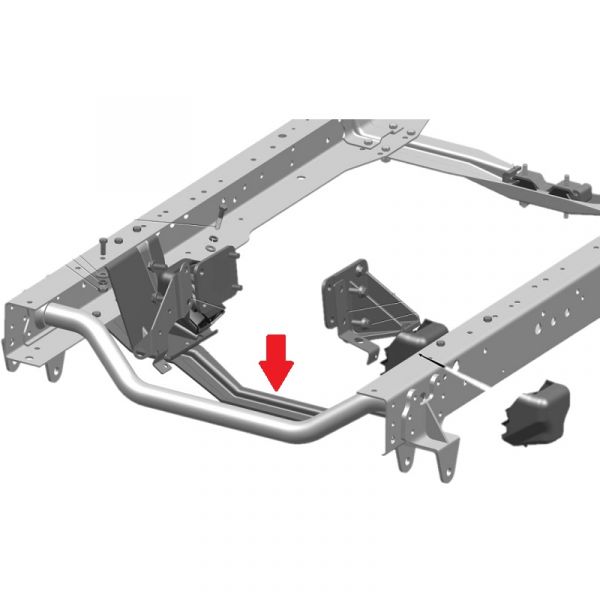 Поперечина крепл. дв. ГАЗель, Соболь дв. Cummins ЕВРО-4 (ООО "Автомобильнй завод "ГАЗ") /3302-2801380-10/