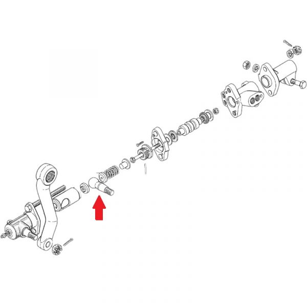 Палец шаровой тяги продольной ГАЗ-3308, 3309 (ОАО "Белкард"  ГАЗ) /52-3003040-А/