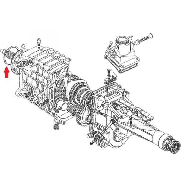 Кольцо стопорное перв. вала КПП 5-ст. Волга, ГАЗель (Технотрансдеталь ГАЗ Оригинал) /20-1701034/