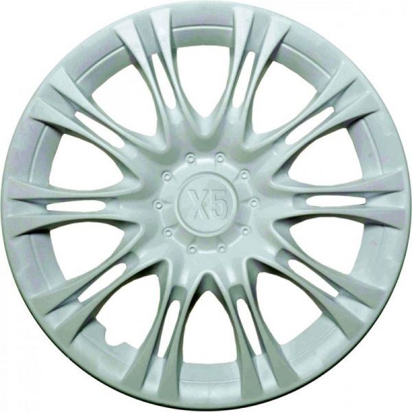 Колпак колеса декоративный "Х 5 бел." ГАЗель зад. (пруж.) R-16 (АКС) /АК1621/