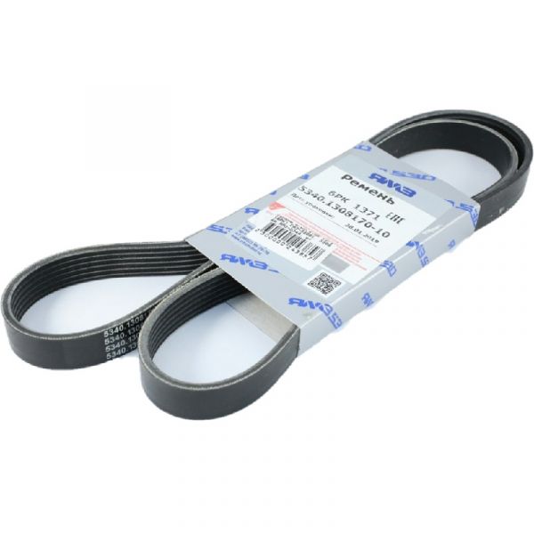 Ремень 1371 (6PK) вентилятора дв. ЯМЗ-5344 поликлиновый (ПАО "Автодизель" (ЯМЗ)) /5340.1308170-11/