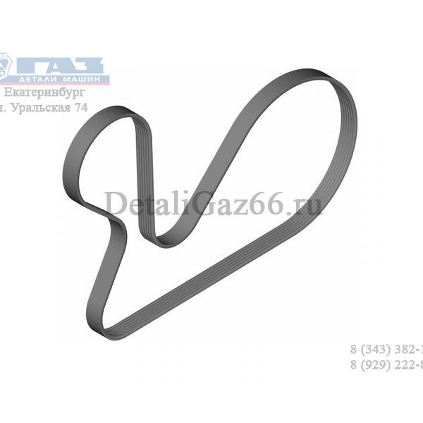 Ремень 1413 (6PK) дв. ЯМЗ-5344 ГАЗон NEXT поликлиновый (ПАО "Автодизель" (ЯМЗ) ГАЗ Оригинал) /5340.8114170-11/