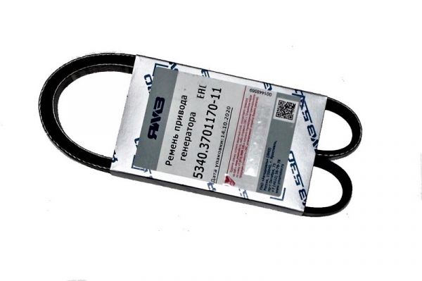 Ремень 1016 (6PK) генератора дв. ЯМЗ-5344 поликлиновый (ПАО "Автодизель" (ЯМЗ)) /5340.3701170-11/