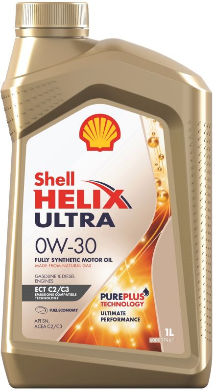 Масло моторное "SHELL" Helix Ultra ECT C2/C3 0W30 (1 л) синт.