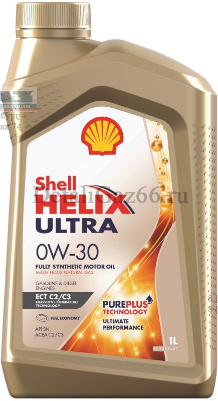 Масло моторное "SHELL" Helix Ultra ECT C2/C3 0W30 (1 л) синт. /550046358/