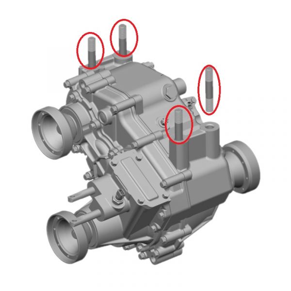 Шпилька М16*1,5*68 крепления разд/к ГАЗель (ПАО "ГАЗ" Оригинал) /33027-1801126/