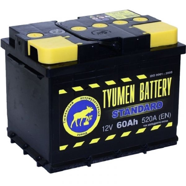 АКБ Тюмень 60 А/ч, 540A, п/п, 12 В (242х175х190) /6CT60L1/