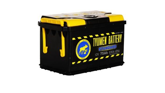 АКБ Тюмень 75 А/ч, 660A, п/п, 12 В (278 х175 х190) /6СТ75L/