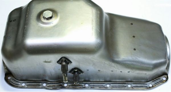 Картер масляный двигателя дв. УМЗ-4216 Газель бизнес (2 трубки) (АО "Ульяновский моторный завод") /4216.1009010-21/