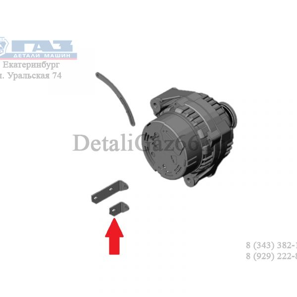 Кронштейн генератора УАЗ зад. (АО "Ульяновский моторный завод"  УМЗ) /451М-3701059/