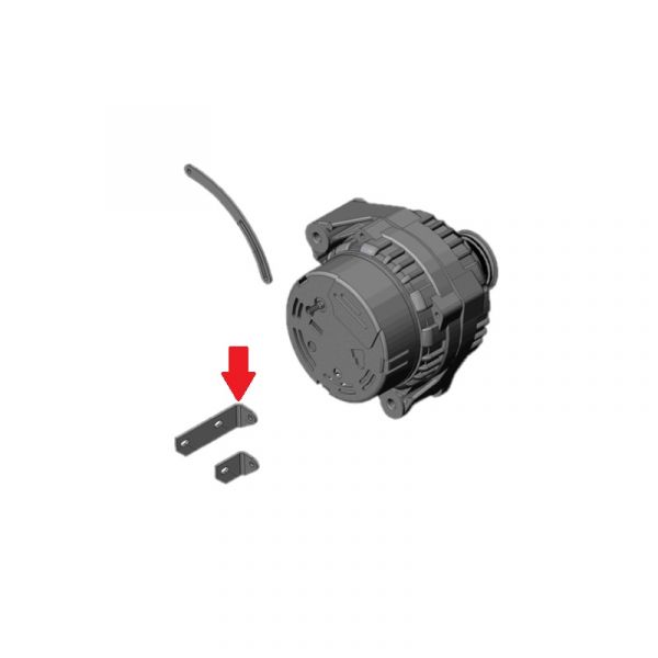 Кронштейн генератора УАЗ перед. (АО "Ульяновский моторный завод"  УМЗ) /451М-3701058/