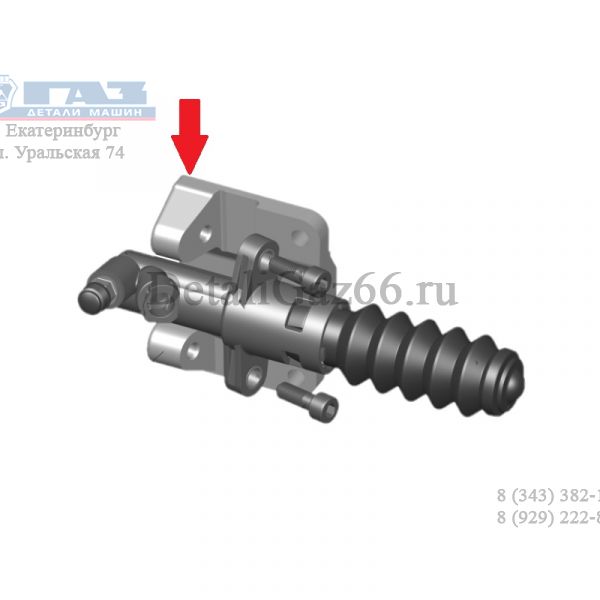 Кронштейн рабочего цилиндра сцепления ГАЗель дв. Cummins ISF 2.8L (ООО "НИЖЕГОРОДСКИЕ МОТОРЫ"  ГАЗ) /3302-1602622-10/