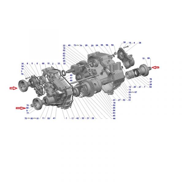 Гайка фланца вала вторич. КПП ГАЗель NEXT н/о (усил.); Р/К ГАЗель (ПАО "ГАЗ" Оригинал) /33027-1802032-10/