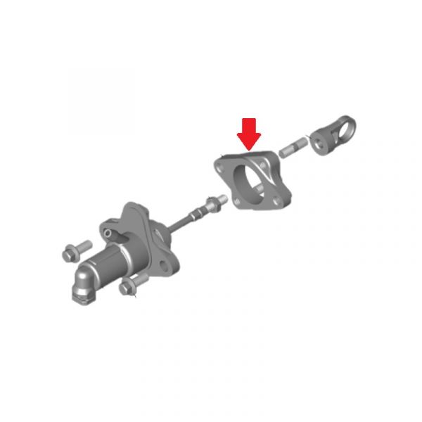 Кронштейн главного цилиндра сцепления ГАЗель (бизнес) (ПАО "ГАЗ") /3302-1602303/