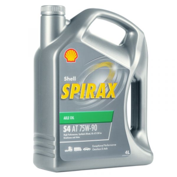 Масло трансмиссионное "SHELL" Spirax S4 AT 75W90 (4 л) синт.