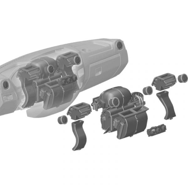 Блок управления отопителем ГАЗель NEXT н/о (ООО "Курганспецмаш"  ГАЗ Оригинал) /3221.8109020/