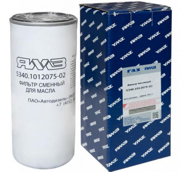 Фильтр масляный дв. ЯМЗ-534, 536, 650 (аналог 658.1012075) (ПАО "Автодизель" (ЯМЗ)) /5340.1012075/
