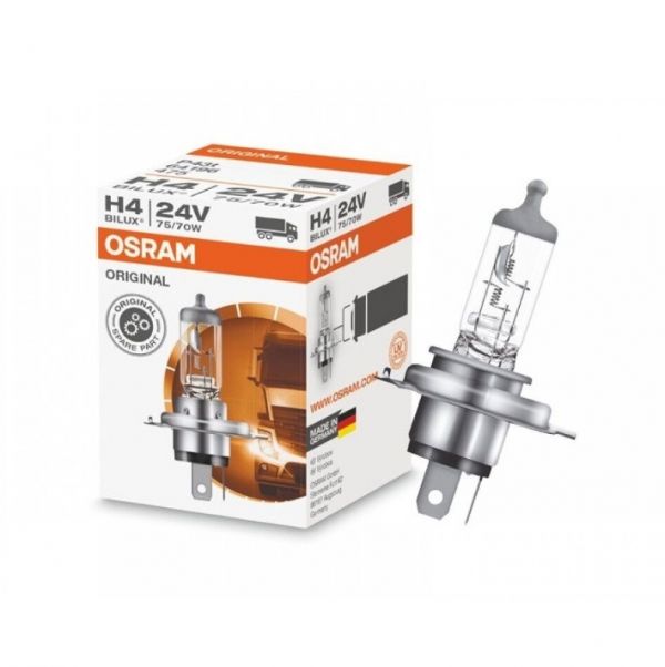 Лампа фары гал. H4 24В 75/70 Вт (OSRAM) /64196/