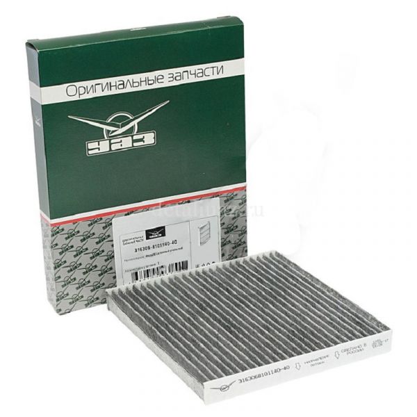 Фильтр салона УАЗ-3163 Патриот (с 2012 г.в.) (оригинал) (в упак. УАЗ) /3163-06-8101140-30/