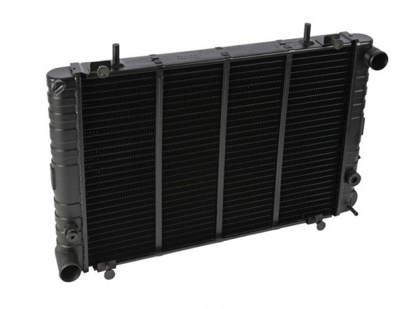 Радиатор охлаждения ГАЗель медн. 2-ряд. (рамка) выпуск с 1999 г. "Kooshesh Radiator, Иран" (у пак. g-PART) /G-2 ROWS NEW PL 1235/