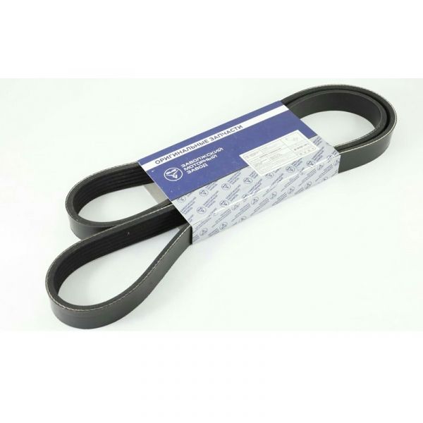 Ремень 1370 (6PK) дв. 406 с ГУР, 4216 ЕВРО-4 поликлиновый (в упак. ЗМЗ) /6РК1370/