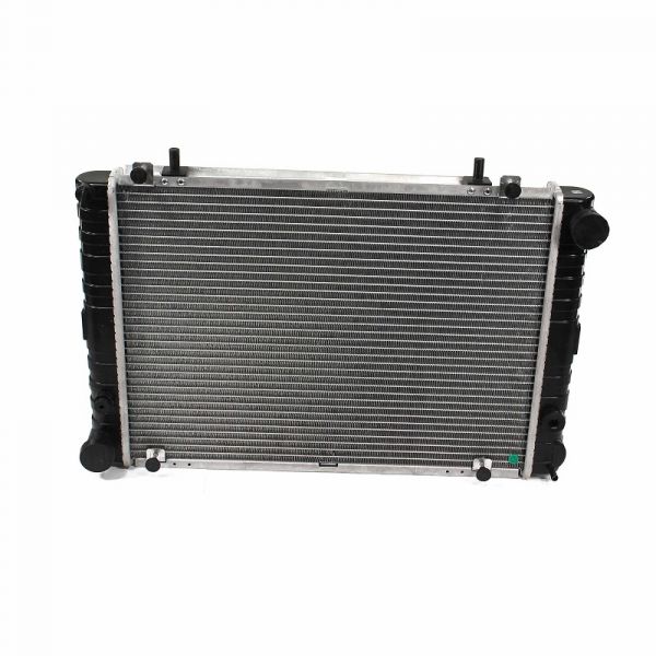 Радиатор охлаждения ГАЗель алюм. 2-ряд. (рамка) выпуск с 1999 г. (Завод Kooshesh Radiator MFG.Co, Иран g-PART) /KRC G-AL NEW 2649/