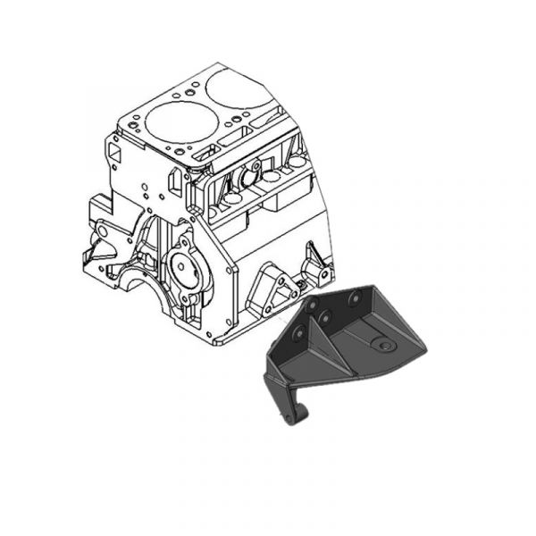Кронштейн насоса ГУР дв. УМЗ ЕВРО-3,4 ГАЗель (АО "Ульяновский моторный завод"  УМЗ) /4216-1001015-10/