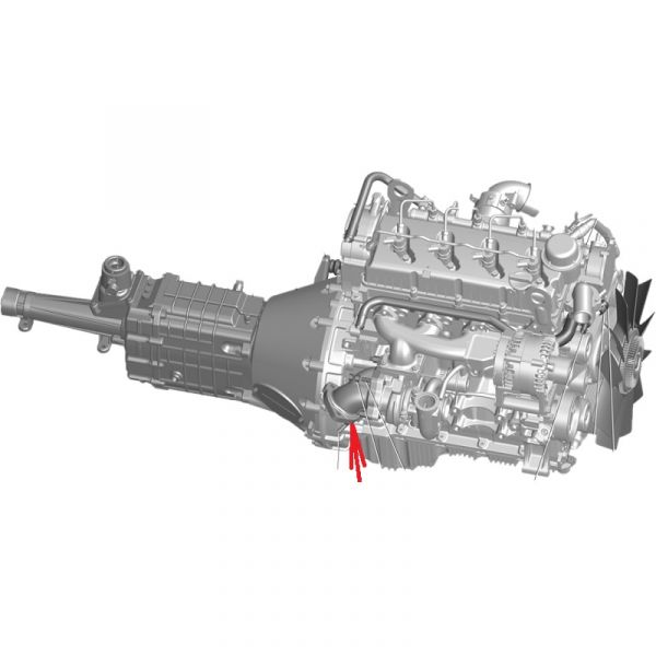 Патрубок выпуск. ГАЗель дв. Cummins ISF 2.8L (ПАО "ГАЗ") /3302-1008108/