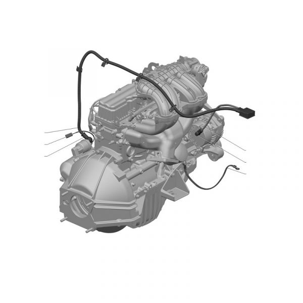 Провод (клеммы) аккумулятора ГАЗель NEXT (+) дв. А274 Evotech (ООО "Автокомплект") /А21R23.3724050-10/