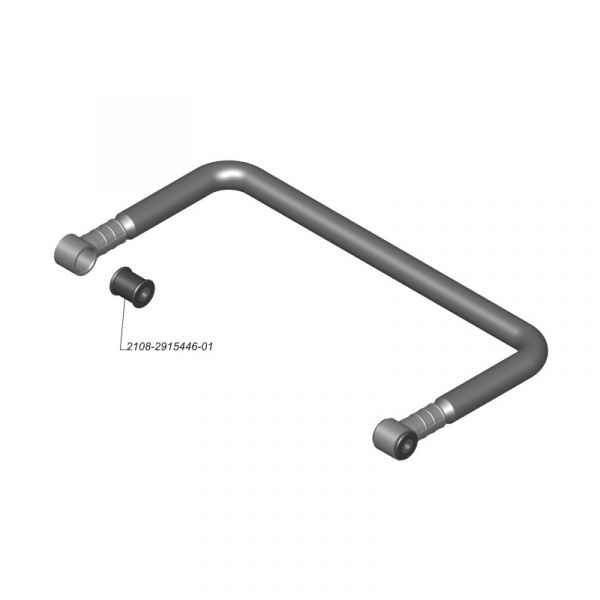 Стабилизатор ГАЗон NEXT перед. с наконечниками (ПАО "ГАЗ" Оригинал) /3309-2906014/