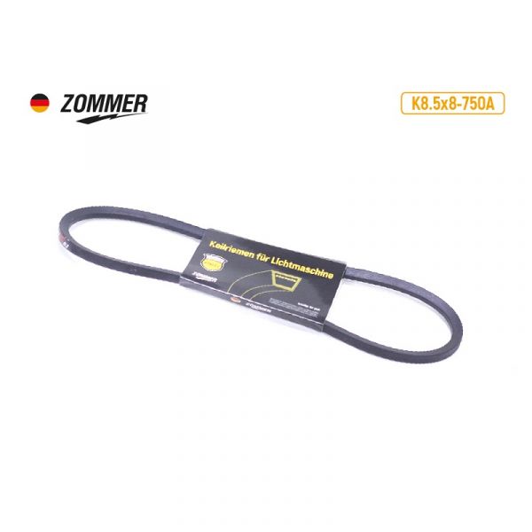 Ремень 750 (8,5х8) насоса ГУРа дв. УМЗ-4216 ЕВРО-3 (ZOMMER) /858750A/